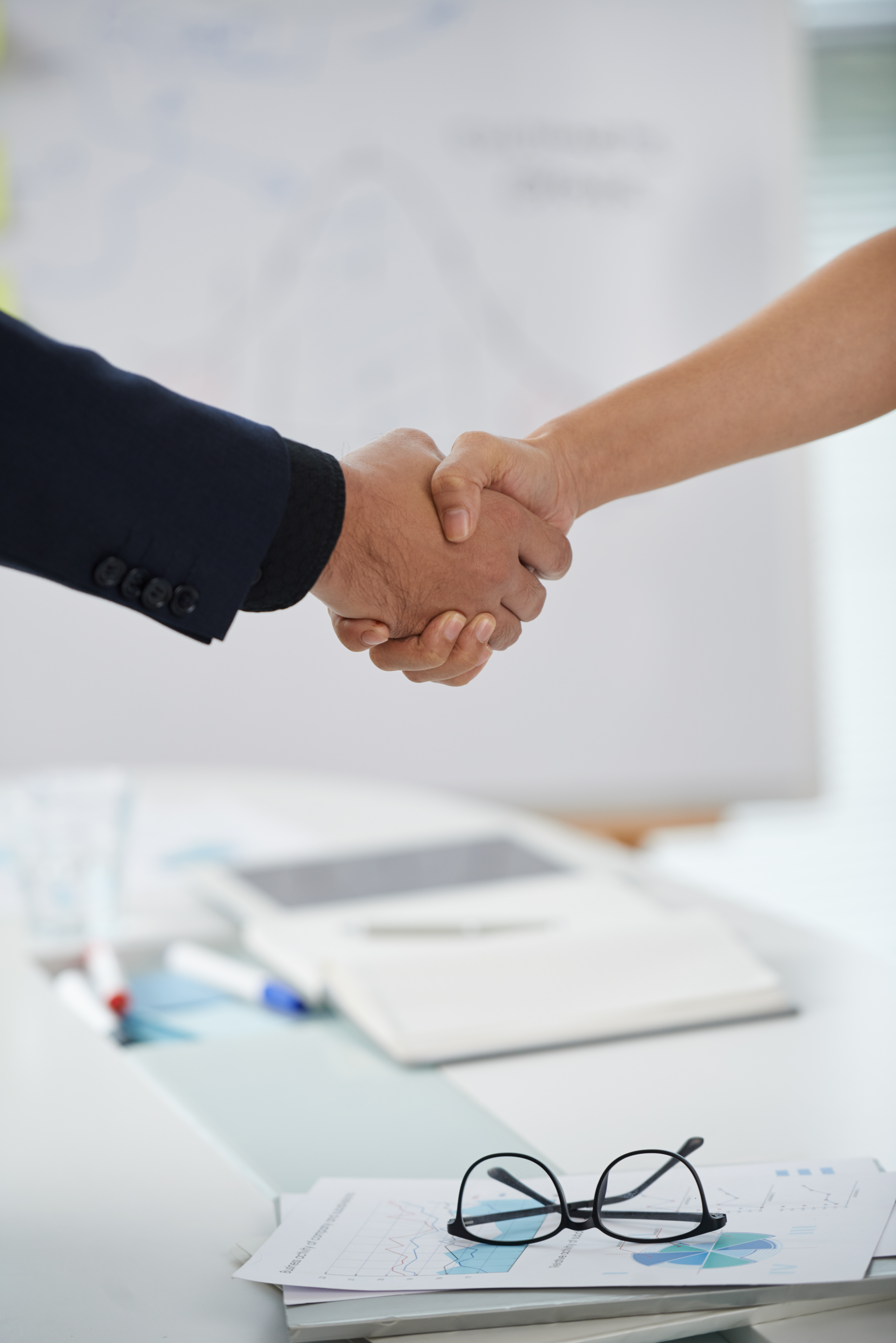 Business handshake